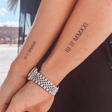 roman numeral date tattoo artofit