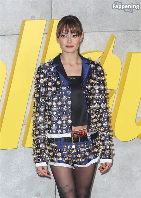 Leggy Ella Purnell Stuns at the “Fallout” Premiere in London (73 Photos