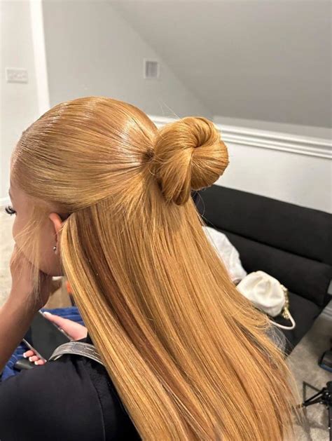 Half up Half Down Bun