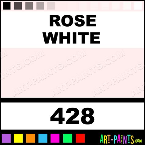 Rose White Plaid Acrylic Paints - 428 - Rose White Paint, Rose White