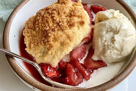 Strawberry Cobbler Recipe (with Biscuit Topping) | Kitchn