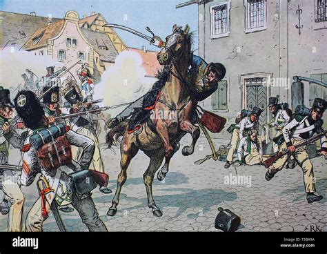 Battle of Stralsund on 31 May 1809, War of the Fifth Coalition ...