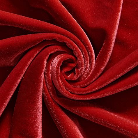 Red Velvet Fabric
