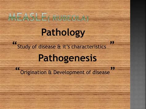 Measles presentation | PPTX