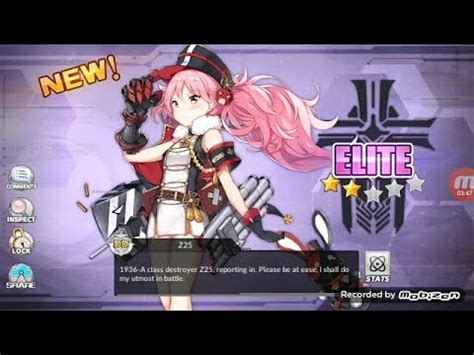 Azur Lane | How to get Z25 in limited build | Event Divergent ...