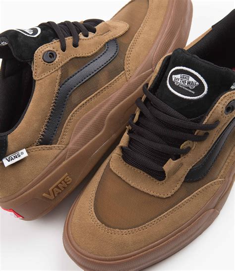 vans wayvee shoes tobacco brown flatspot