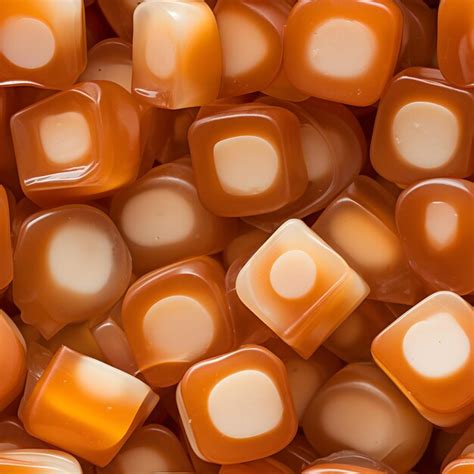 Premium AI Image | Coffee flavor candy seamless pattern texture