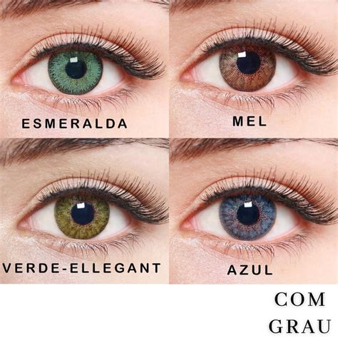 Qual O Valor De Uma Lente De Contato Com Grau - Lente de Contato Colorida Natural Vision Anual - Com Grau | Shopee Brasil