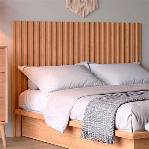 Cabeceira De Cama Mdf - Cabeceira Ripada MDF 168 cm para Cama de Casal Dalla Costa