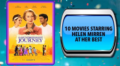 10 Movies Starring Helen Mirren at Her Best