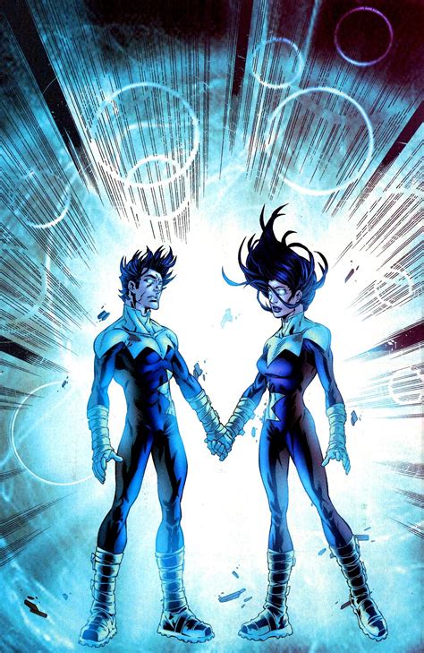 Northstar and Aurora by Mark Brooks | North star, Alpha flight, Marvel