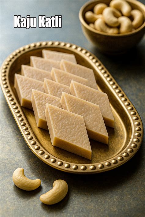 Kaju Katli, Kaju Katli Recipe with Step By Step Photos