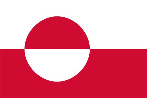 Grenlandia Flaga Narodowa - Darmowa grafika wektorowa na Pixabay