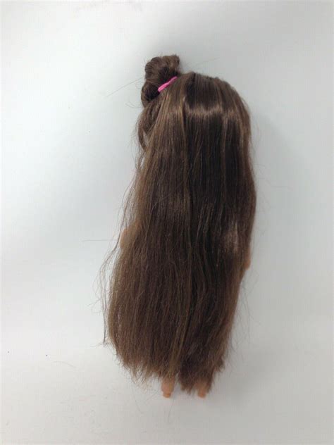BRATZ NUDE YASMIN 2001 DOLL BROWN EYES LONG BROWN HAIR SIDE TWIST