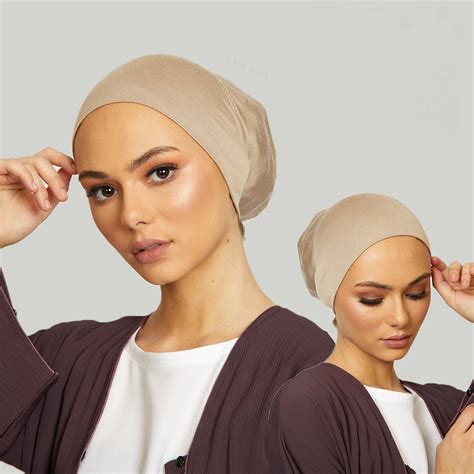 fashion muslim hijab caps solid underscarf women veil modal cotton