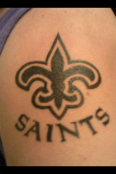 lsu and saints tattoo - johnnyvanzantdaughter