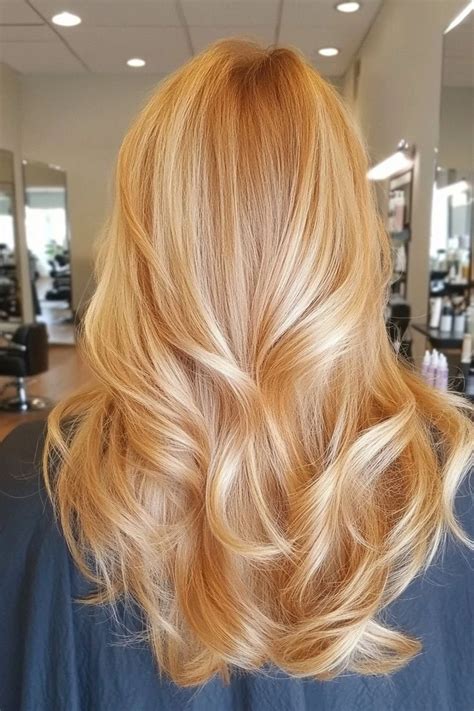 amber gold hair natural gold blonde hair orange creamsicle hair