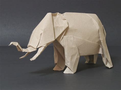 elephant origami ~ origami instructions art and craft ideas