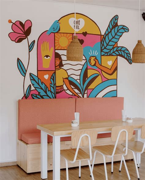 Mural - Café Miel on Behance