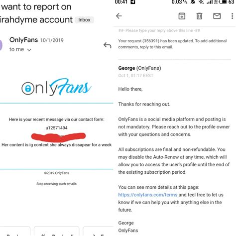 I remember i tried to report on amirah dyme onlyfans account and look