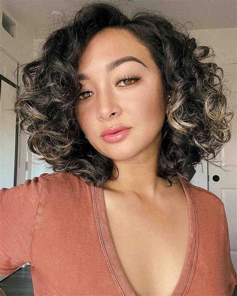 47 Best Short Curly Hair with Bangs to Try This Year | Curly hair