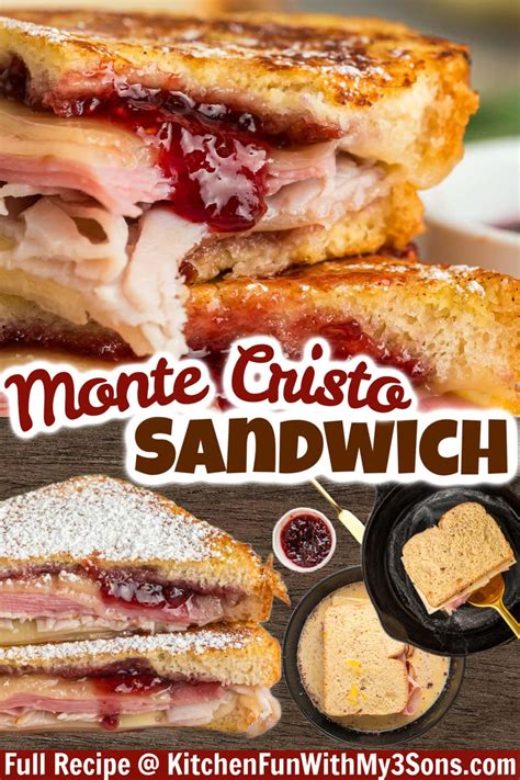 This Monte Cristo Sandwich Recipe features deli ham and turkey and