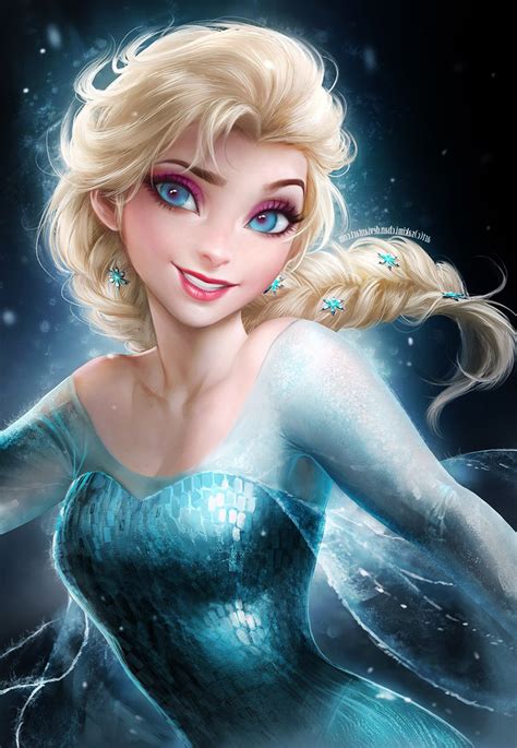 Princess Elsa, Disney, Blue Dress, Frozen (movie) Wallpapers HD