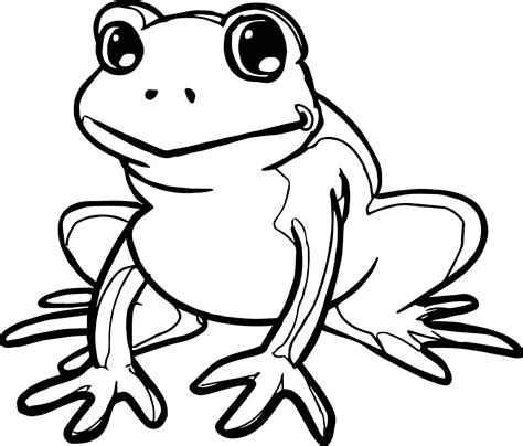 Frog Coloring Page 067 - Wecoloringpage.com | Coloring pages, Frog ...