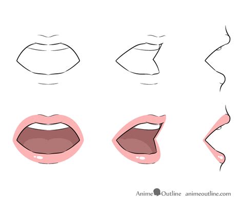 Open Mouth Drawing Reference - pic-corn