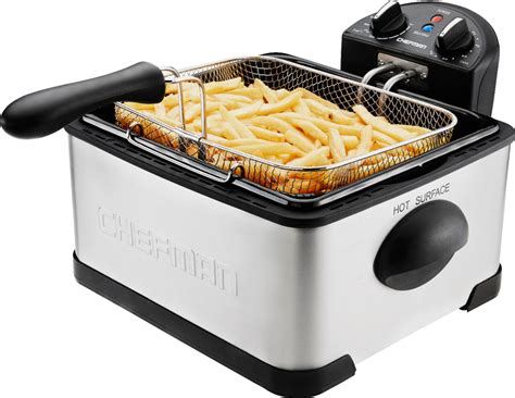 Chefman 4L Deep Fryer Stainless Steel RJ07-4DSS-T-CL - Best Buy