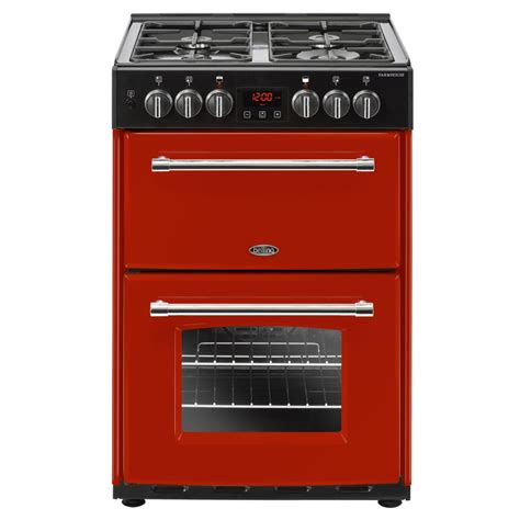 belling farmhouse cm double oven dual fuel mini range cooker hot