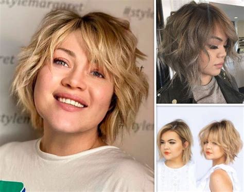 Doppelkinn Frisuren für Mollige Frauen mit Rundem Gesicht *Styling