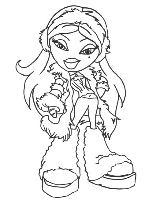 Bratz Coloring Pages – Birthday Printable