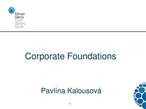 corporate foundations powerpoint    id