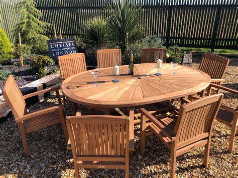 teak furniture garden image