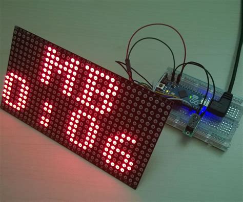 Arduino led matrix clock – Artofit