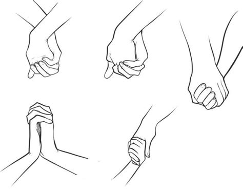 holding hands drawing references  sketches  artists