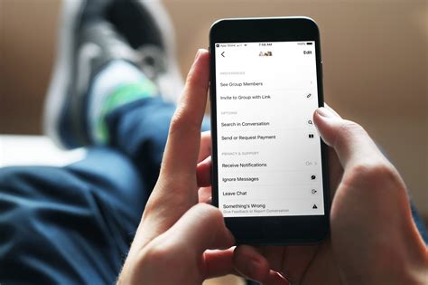 How to leave a group conversation in Facebook Messenger