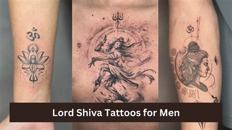 powerful  lord shiva tattoos  men spiritual masculine men