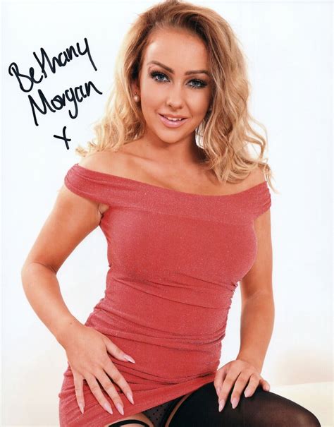 British Model Bethany Morgan Signed 8x10 Photo 28 Daily Star Page 3