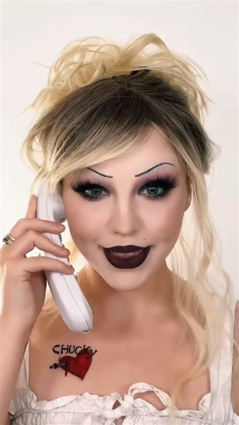 Tiffany Valentine 💘 | Bride of chucky eye makeup, Chucky hairstyles