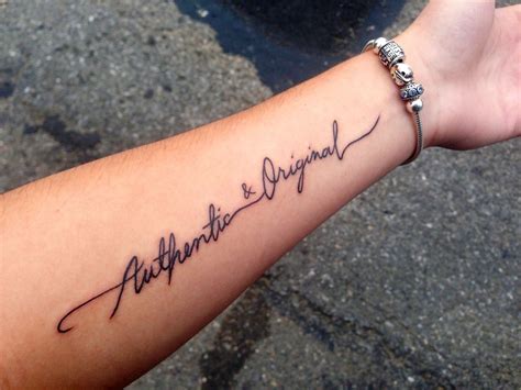 Forearm Tattoo Name Ideas - Tattoo Style Trends