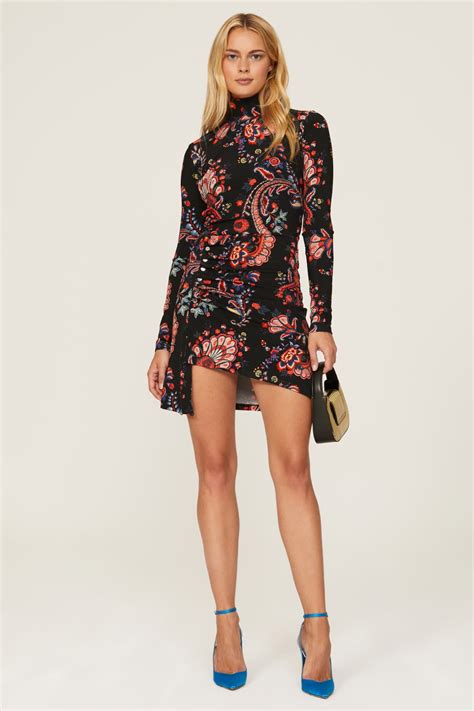 Black Paisley Dress by Rabanne | Rent the Runway