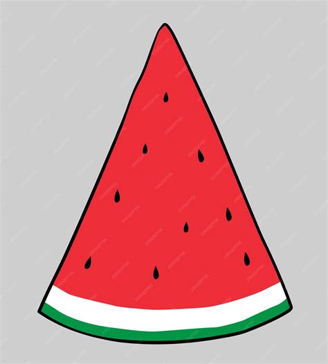 Premium Vector | Watermelon Palestine Symbol of Palestine Flag