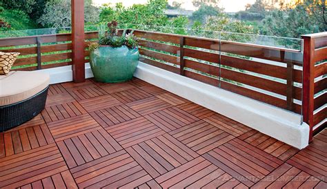 Deck Tiles - Ipe Wood Deck Tiles