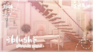 Bloxburg | 150k Blush Aesthetic Home Interior | House B... | Doovi