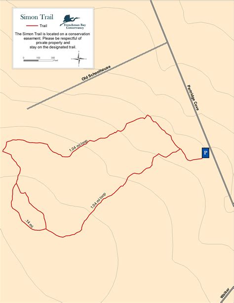 Trail Map (PDF) - Frenchman Bay Conservancy