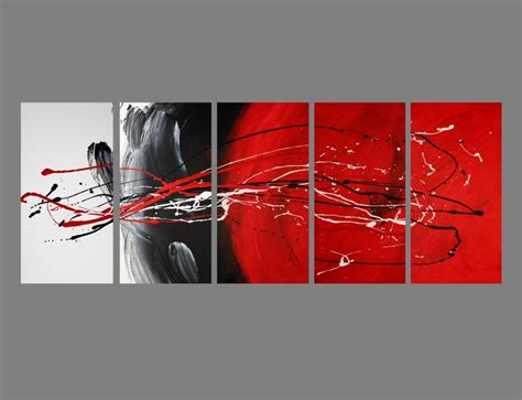 10 Best Ideas of Red And Black Canvas Wall Art