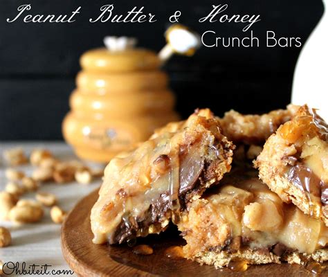 Peanut Butter & Honey Crunch Bars Honey Crunch, Crunch Bar, Best Peanut