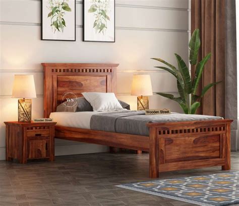 Buy Solid Wood Bed Online & Get Upto 75% Off | Shop Now at Wooden Street